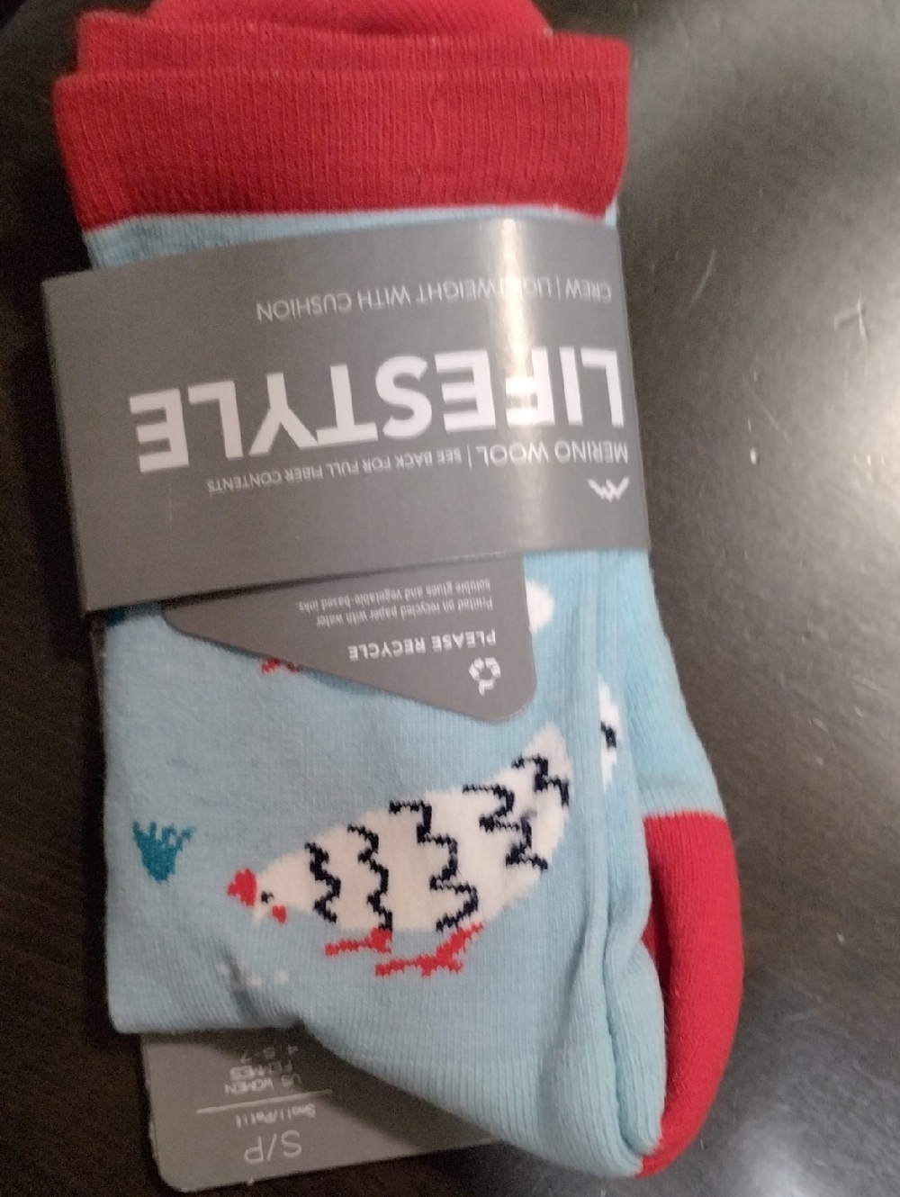 Darn Tough Merino Wool Socks - Chickens, Small - Picture 3 of 3